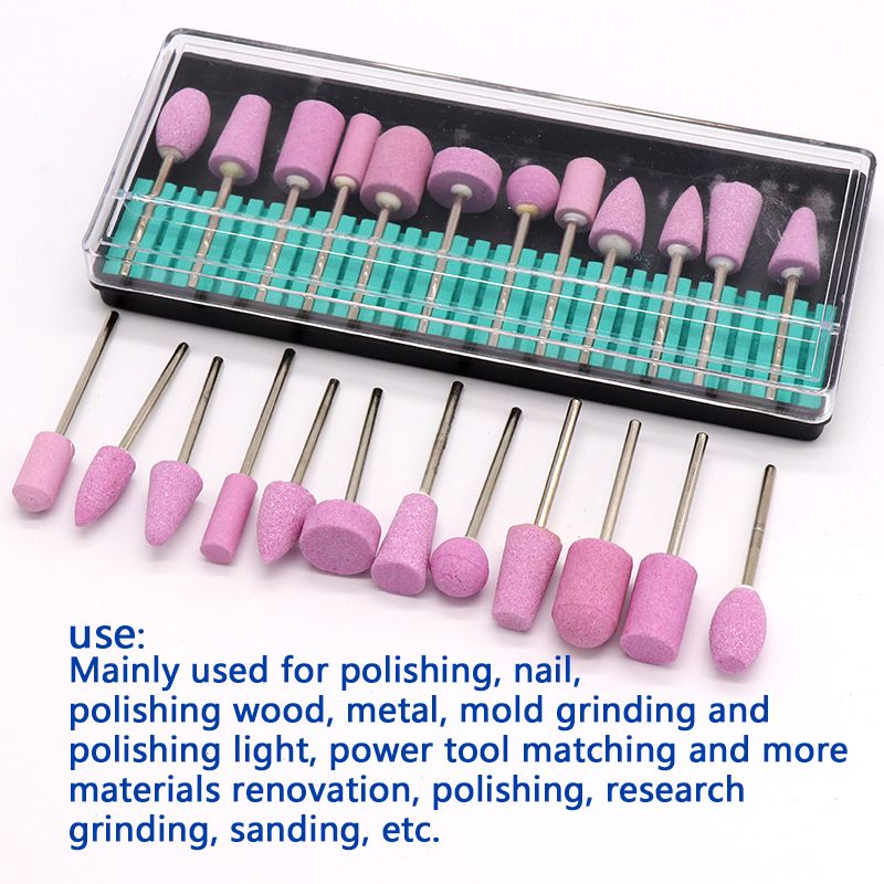 12pcs Quartz Scrubs Stone Polishing Grinding Head