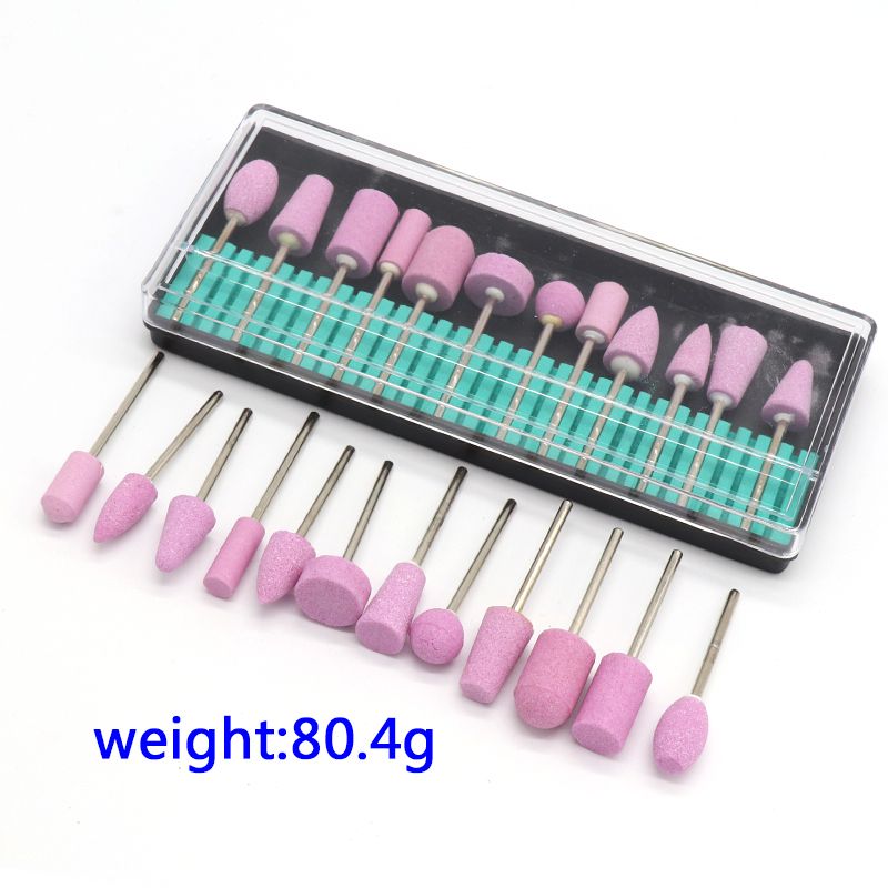 12pcs Quartz Scrubs Stone Polishing Grinding Head
