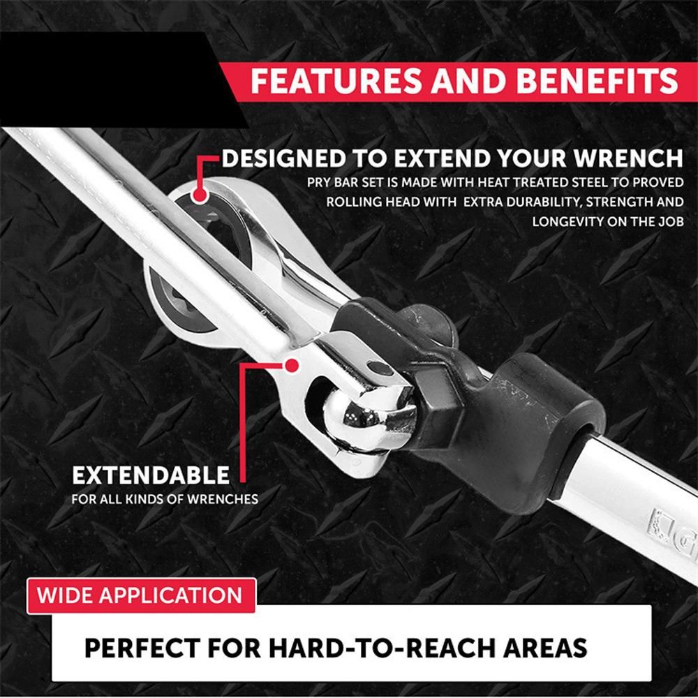 Wrench Extender Adapter for 1/2 Inch Drive or 21mm Hex Drive Universal Wrench Extension Tool
