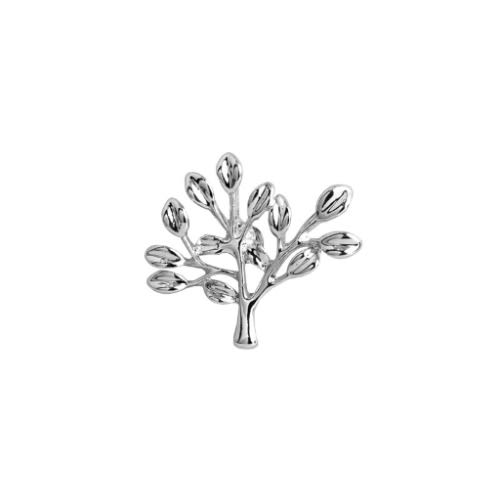 Mini Tree Lapel Pin - 2.5cm * 2.5cm - Silver