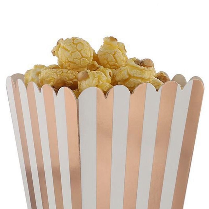 12PCS Popcorn Boxes for Christmas Snacks Gifts Polka