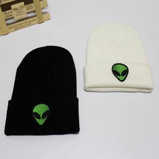 2in1 Alien Head Beanie Head Warmer + Free Watch
