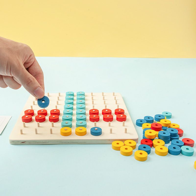 Wooden Thinking Early Learning Color Memory Puzzle