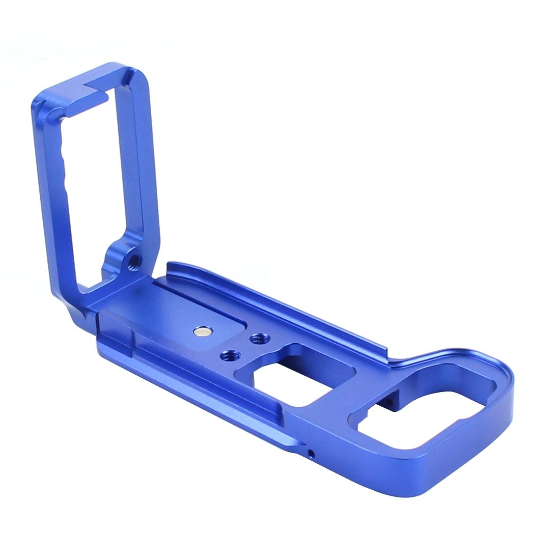 1/4 Inch Vertical Shoot Quick Release L Plate Bracket Base Holder For Sony A9 (ILCE-9) / A7 III/ A7R III(Blue)