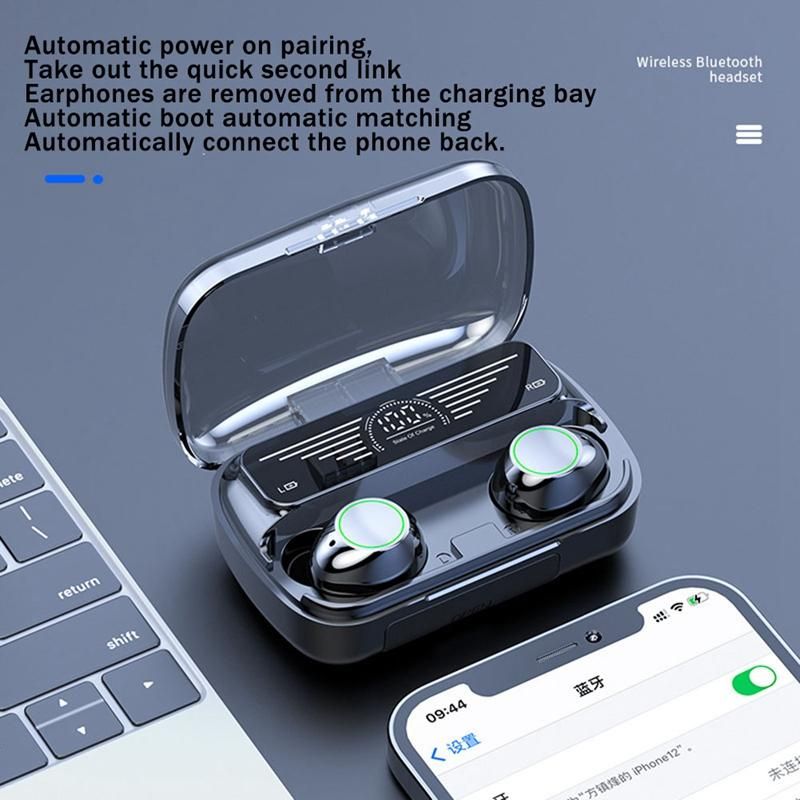 BQ10 Bluetooth Headphones TWS In-Ear Smart Digital Display H