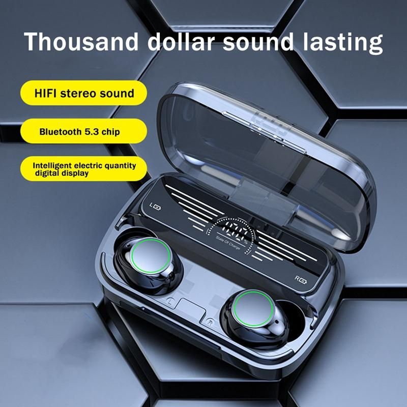 BQ10 Bluetooth Headphones TWS In-Ear Smart Digital Display H