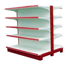 Supermarket Metal Shelves--Double Sided