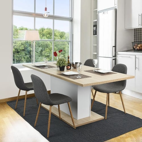 Arab Modern Kitchen Wooden  Dining Table For 4-8 Seaters