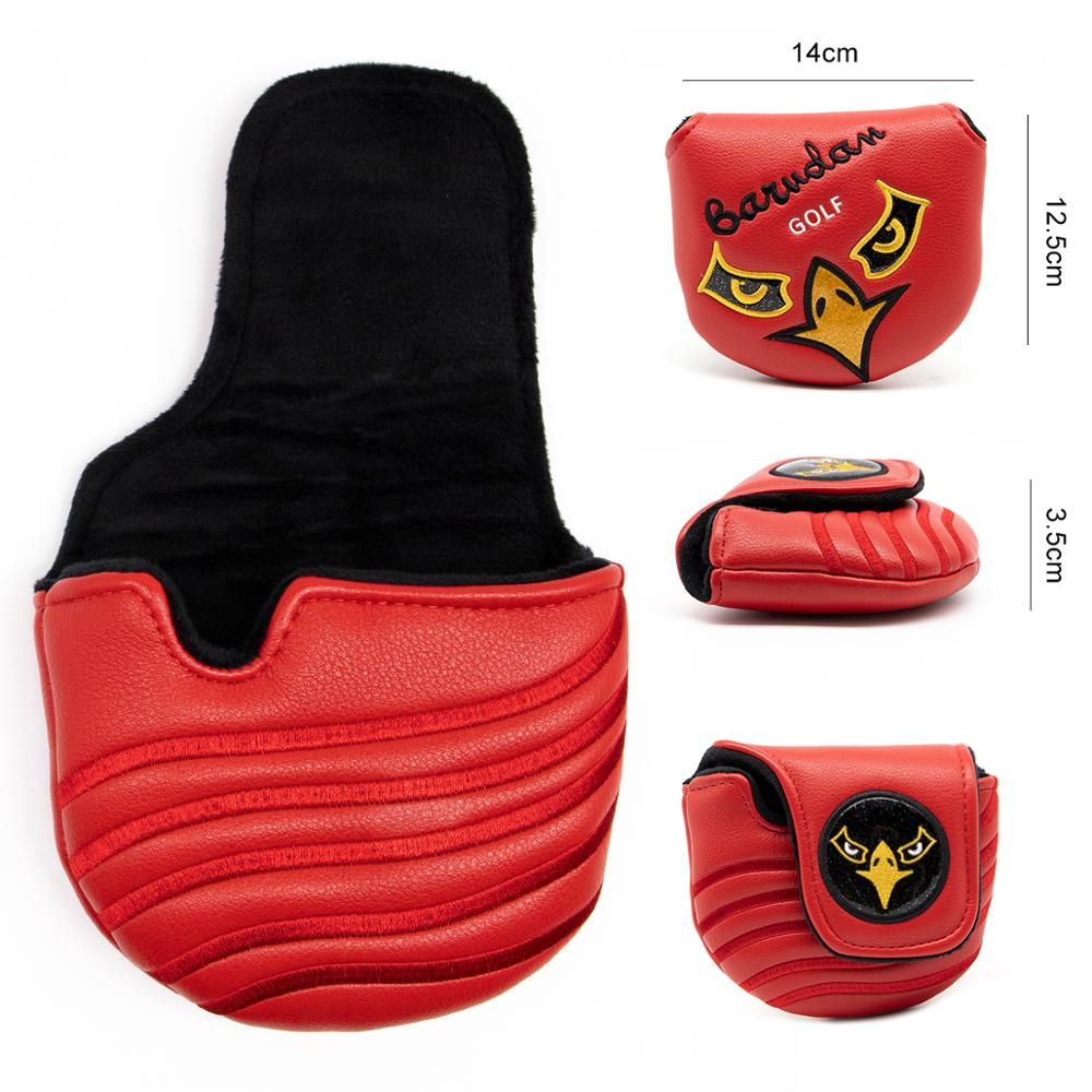 Golf Putter Cover Golf Mallet Head Covers With Pu Leather