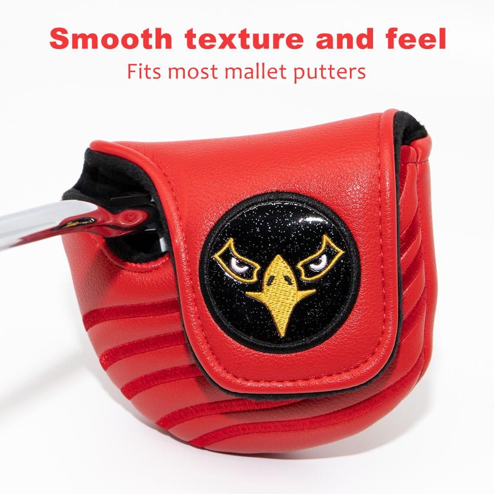 Golf Putter Cover Golf Mallet Head Covers With Pu Leather