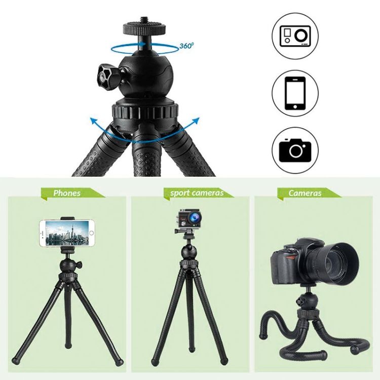 W1 Mini Octopus Flexible Tripod Holder