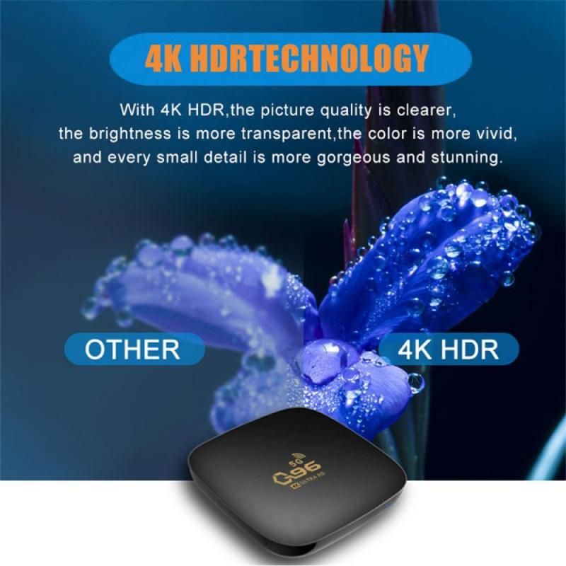 Q96 TV Box Android 10.1 Bluetooth 4.1 S905 Quad Core 2.4/5G Dual Wifi Set Top Home Theater Media