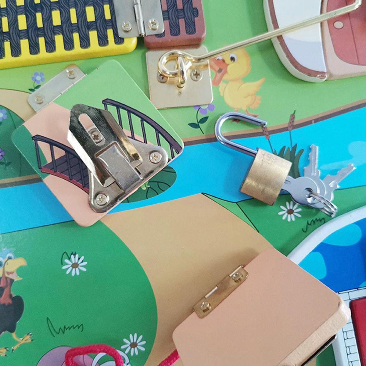 Children's Unlocking Toys Cognitive Board Baby Early Education and Wisdom Toys Kindergarten Teaching Aids