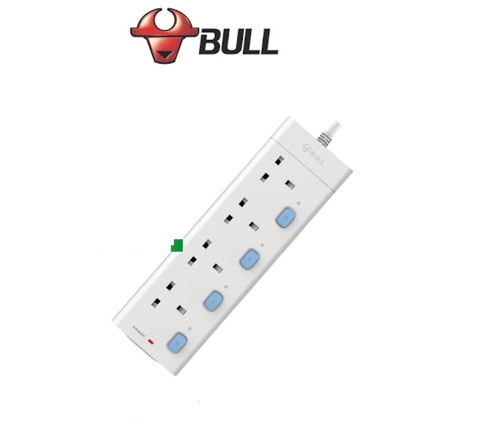 3000W 4 Outlet Extension Socket Surge Protector Overload Protection