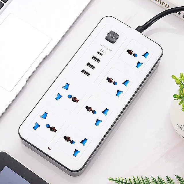 Advanced Multi-Facet Extension Socket With USB Plug