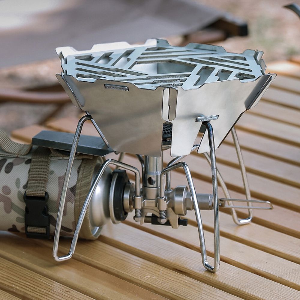 Outdoor Camping Stoves Rack Portable Stainless Steel Furnace