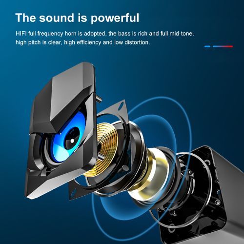V-158 Mini Desktop Computer Speaker Super Bass Subwoofer