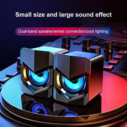 V-158 Mini Desktop Computer Speaker Super Bass Subwoofer