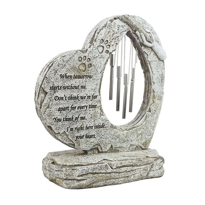 Outdoor Pet Memorial Stone Cat Or Dog Headstone Gravestone Grave