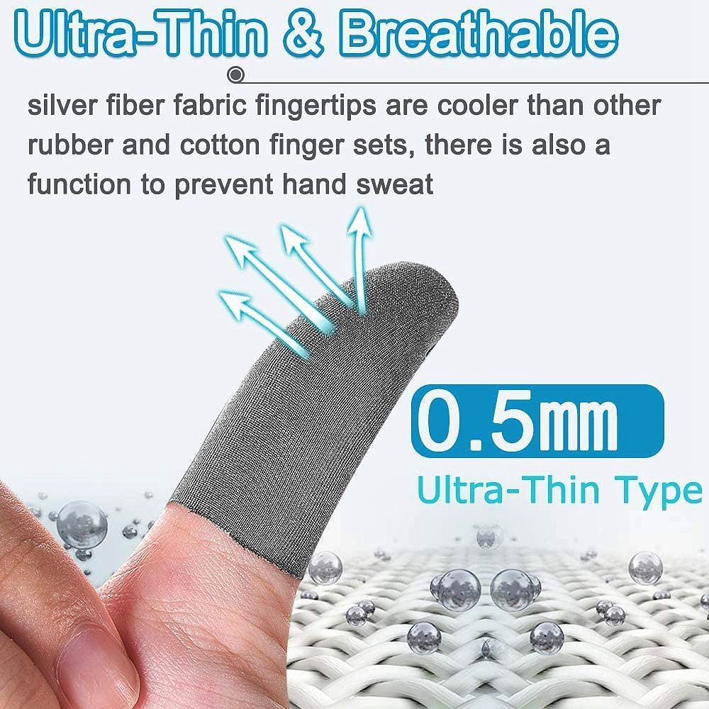 Finger Sleeves For Gaming Game Contact Screen Finger