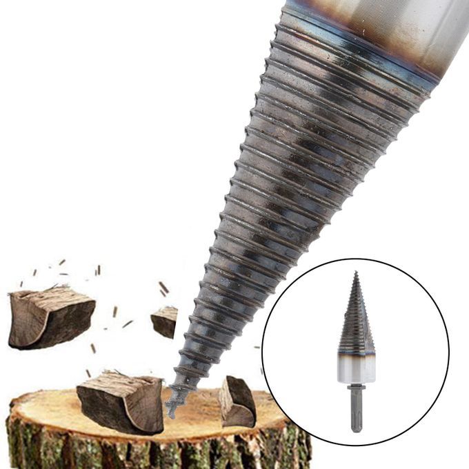 High Speed Firewood Log Splitter Drill Bit Punch 42mm Square Shank