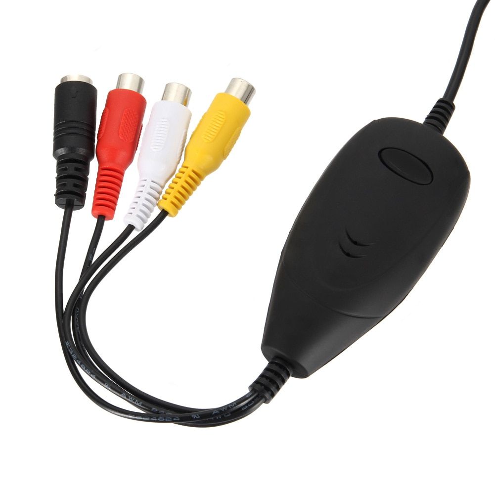 USB 2.0 Video Capture DVD Converter Maker Recorder Convert Audio Analog Videos To Digital Format Support Windows 7 8 10 LCC