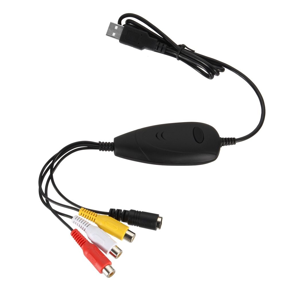 USB 2.0 Video Capture DVD Converter Maker Recorder Convert Audio Analog Videos To Digital Format Support Windows 7 8 10 LCC