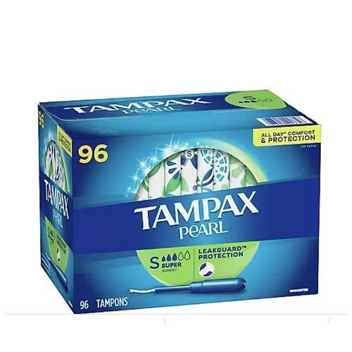 Pearl Super Tampons - 96count