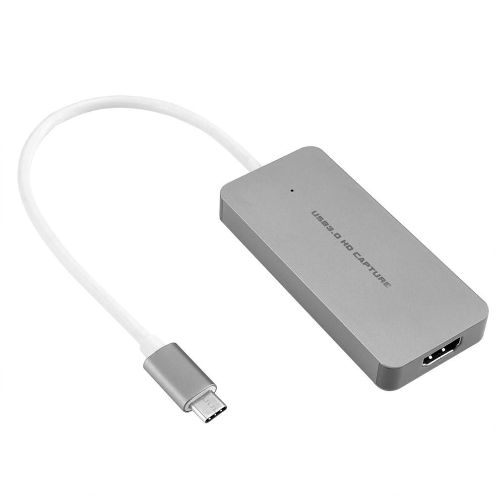 USB 3.0 1080P 60fps HDMI Video Capture Card Recording Game Live Video Streaming For Windows/Linux/Mac HDMI Capture Dongle