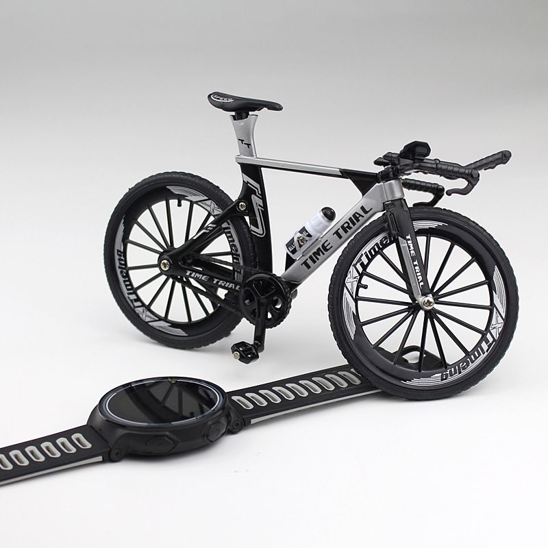 Mini 1:10 Alloy Model Bicycle Diecast Metal Finger Mountain Bike Racing  Adult Collection Gifts Toys For Children