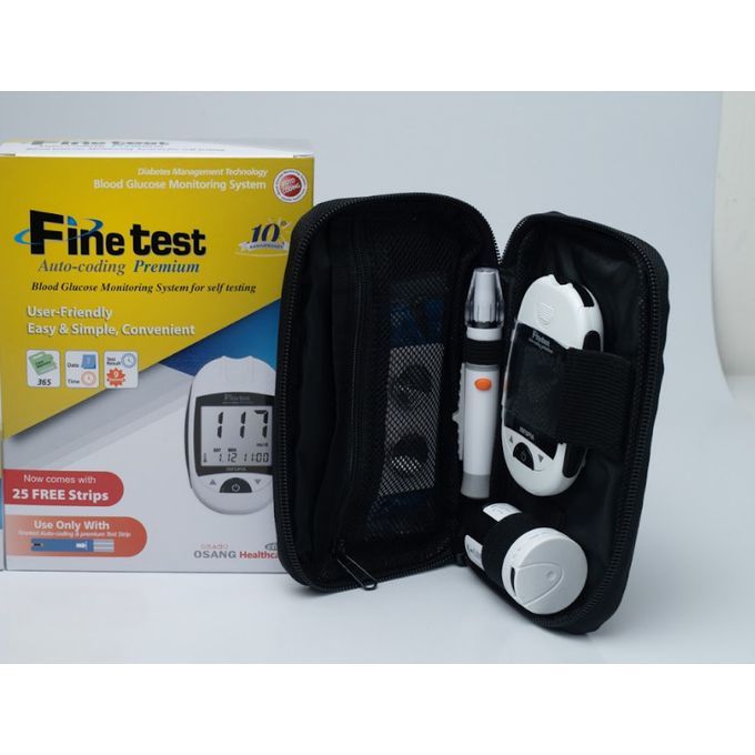 Blood Glucose Monitor With 25 Free Strips, Sugar Level Check