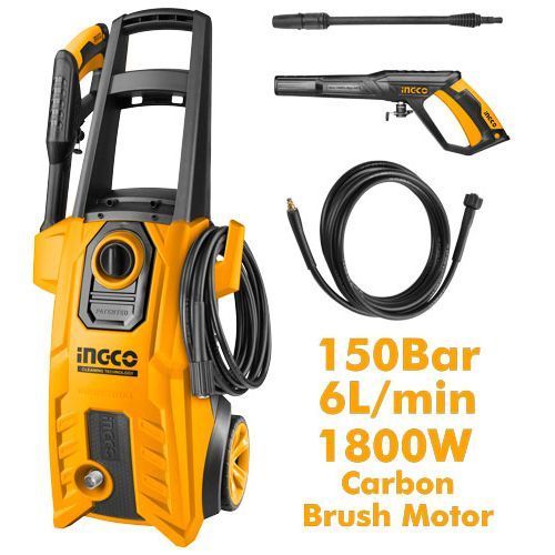 Commercial Use High Pressure Washer 1800W With Soap Bottle