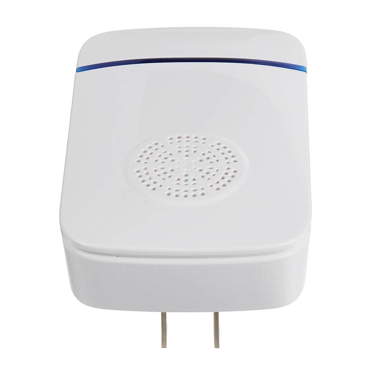 (US/EU PLUG) With LED Ultrasonic Electronic Magnetic Pest Anti Mosquito Killer Rat Mouse Cockroach Insect Fly Bug Squirrel Repellent WHITE Aesthetic Rules