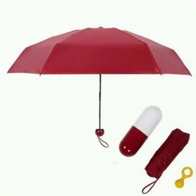 Wine Bottle Umbrella - Red