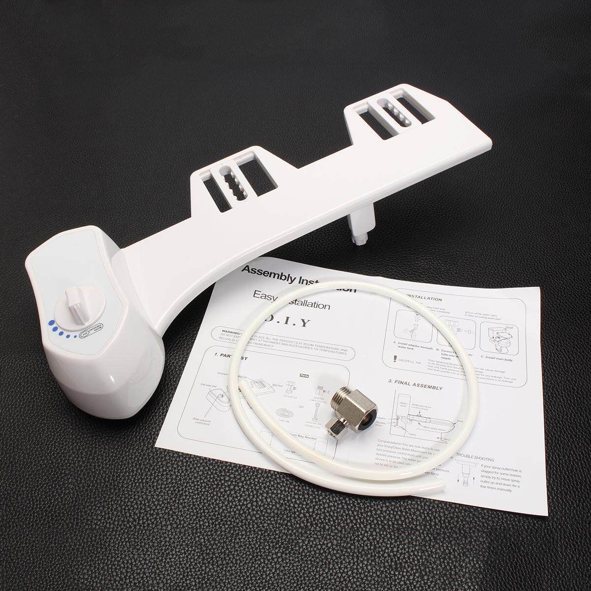 Fresh Water Wash Clean Bathroom Bidet Nozzle Toilet Seat Attachment Non-Electric Simple Wash Buttocks Smart Toilet Seat Wash Cleaning Woman Washer Including Accessories: Asia / Australia 1 / 2