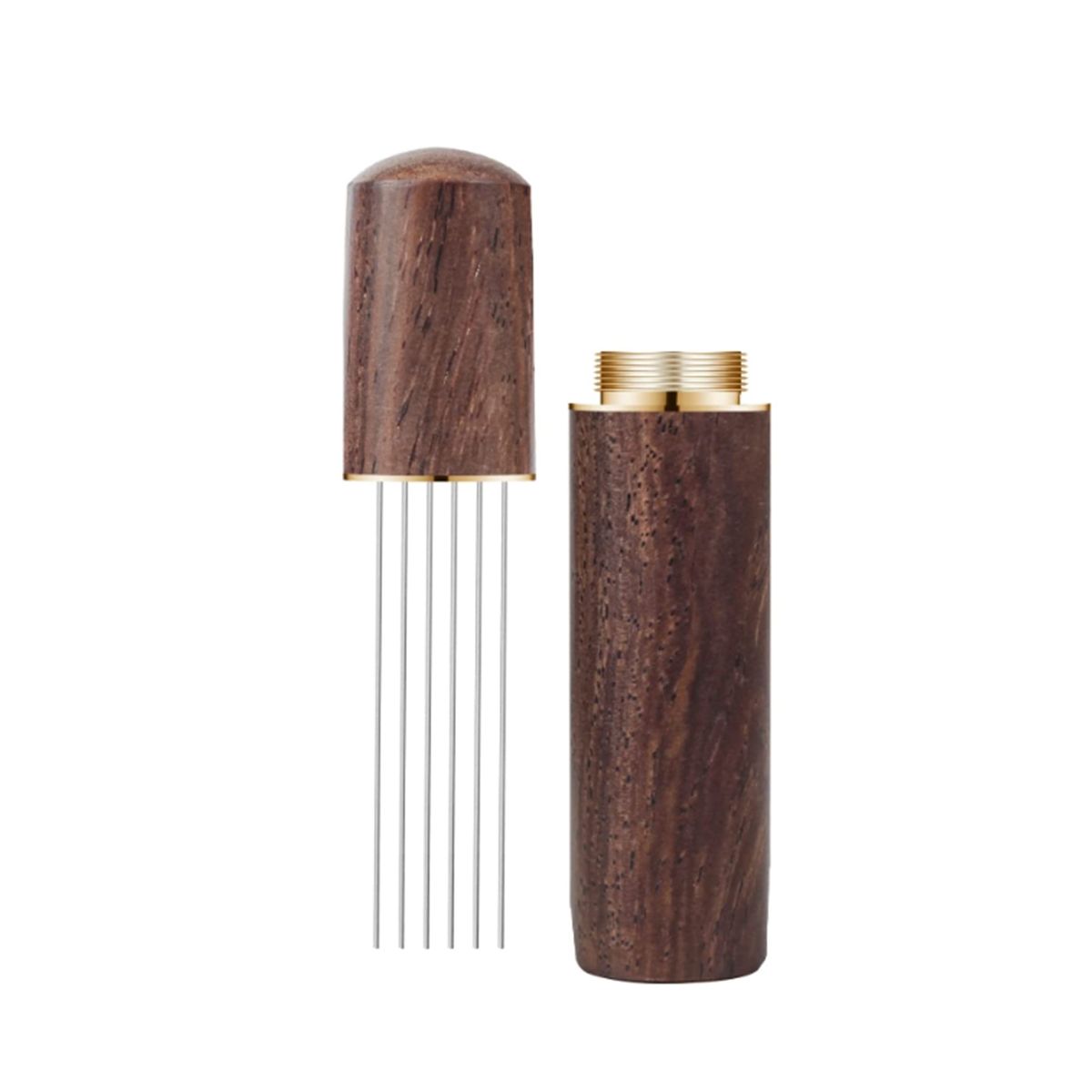 Espresso Coffee Stirrer Espresso Distribution Tool Portable Espresso Distribution Tools6 s Walnut Color