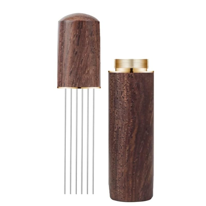 Espresso Coffee Stirrer Espresso Distribution Tool Portable Espresso Distribution Tools6 s Walnut Color