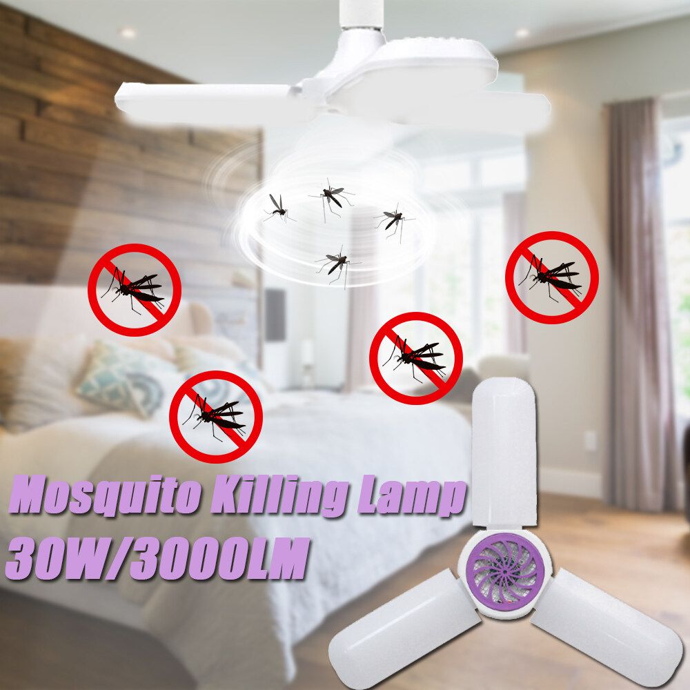 E27 30W 2 In 1 Anti Bug Insect LED Electronic Bulb Mosquito Killer Lamp Big Pest Control Light