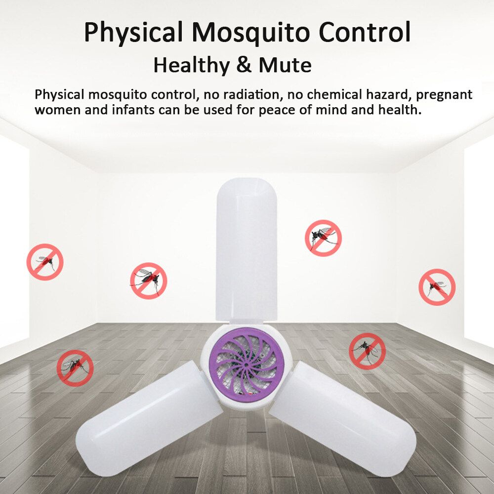 E27 30W 2 In 1 Anti Bug Insect LED Electronic Bulb Mosquito Killer Lamp Big Pest Control Light