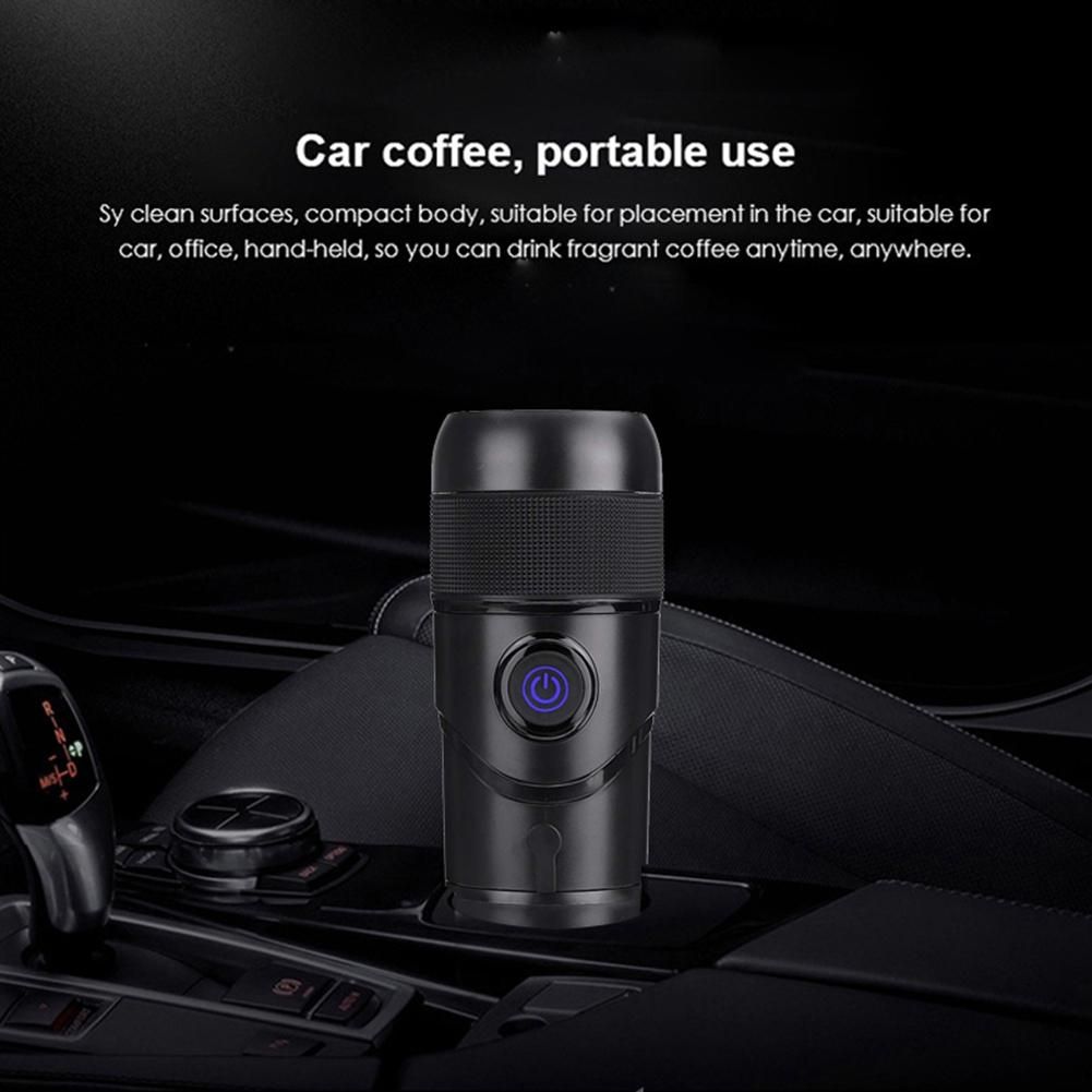 Portable Electric Mini Coffee Machine Rechargeable Capsule Coffee Maker Car Travel Outdoor Automatic Espresso Maker