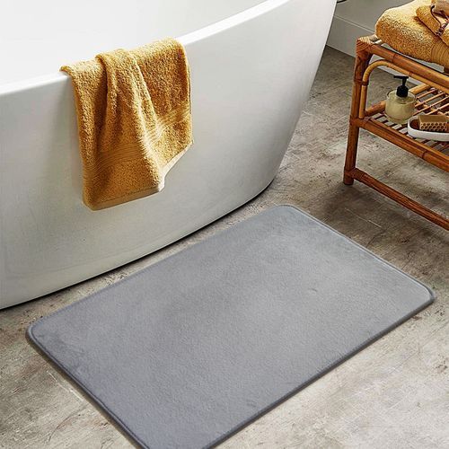 Bathroom Absorbent Floor Mat Non-Slip Memory Foam Door Mat