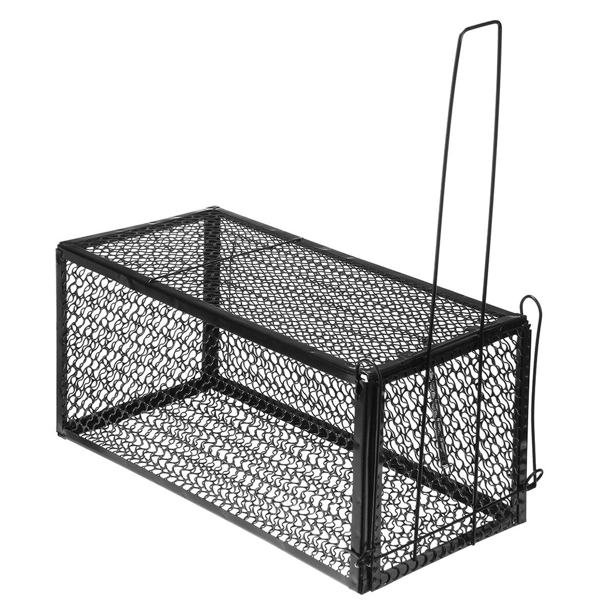 High Sensitivity Mouse Trapper Cage Metal Mouse Live Rat Trap Catcher Vermin Rod S