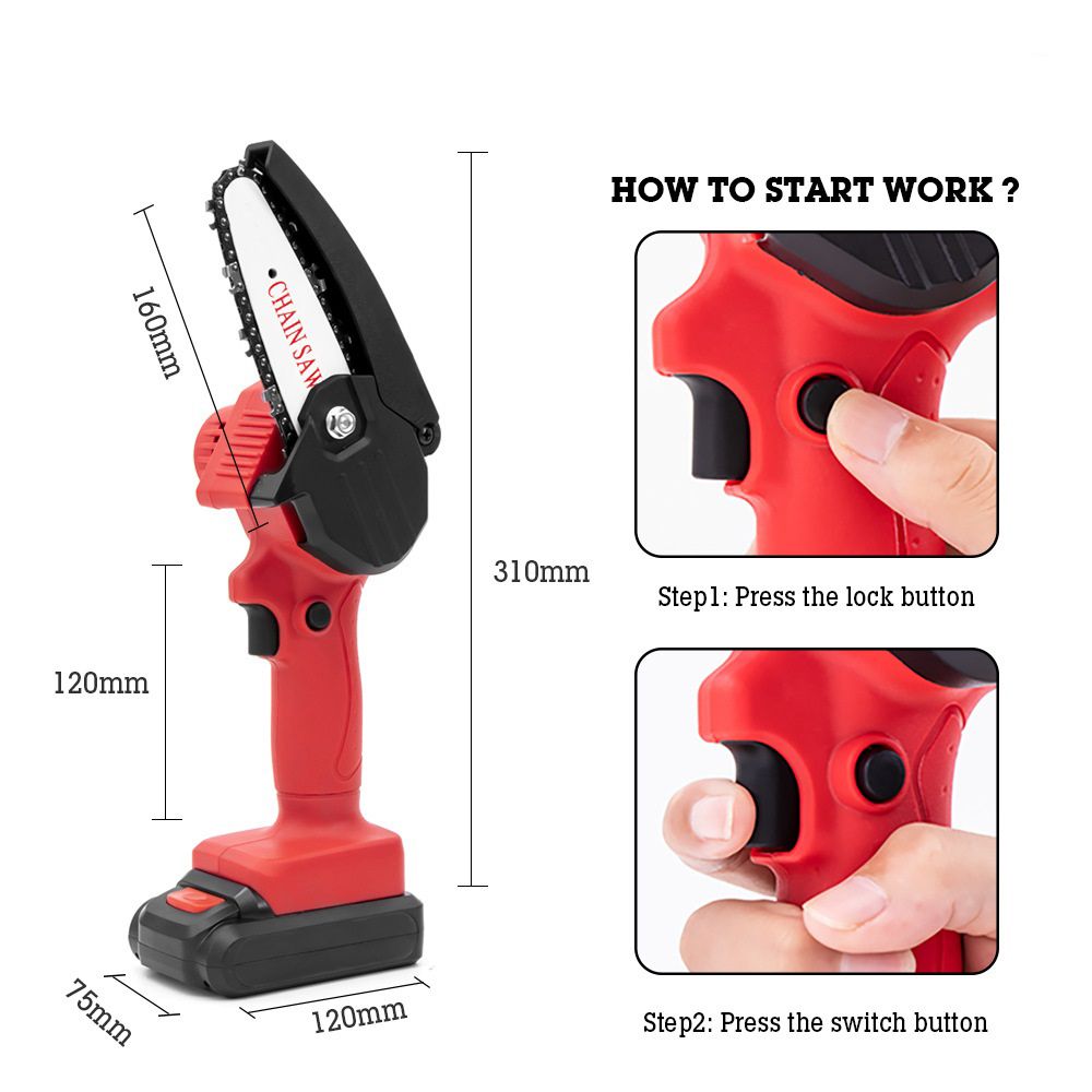 Handheld Portable Electric Pruning Saw Cordless Mini