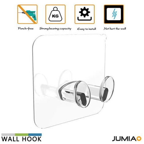 20PCS Powerful Non-Mark Storage Hooks Hangers Fixtures