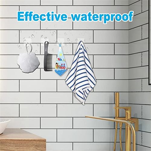 20PCS Powerful Non-Mark Storage Hooks Hangers Fixtures