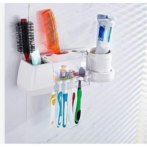 Multipurpose Toothbrush Stand With Cup