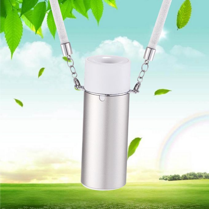 Hanging Air  Wearable Car Outdoor Home Dust Elimination Silver