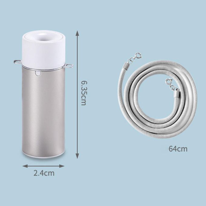 Hanging Air  Wearable Car Outdoor Home Dust Elimination Silver