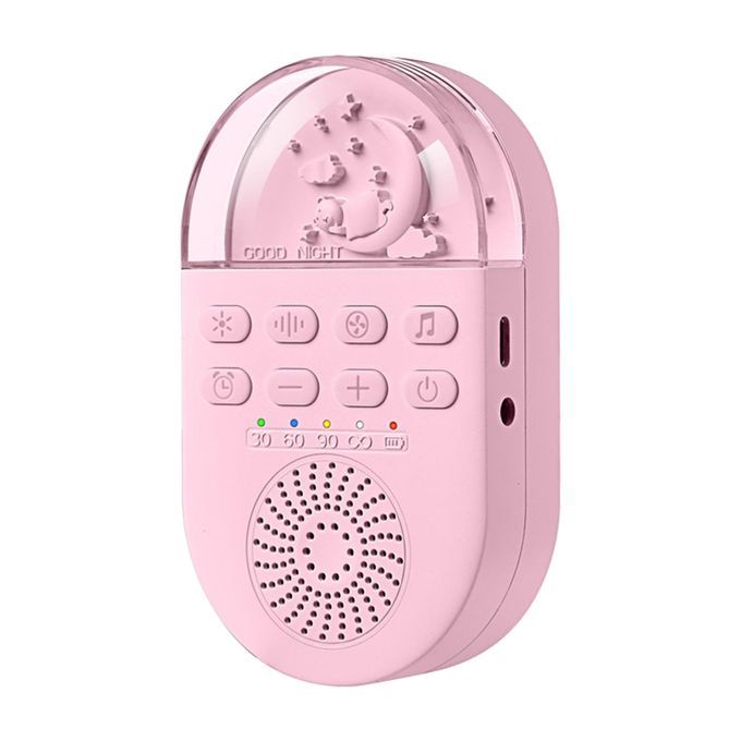 Travel Mini Nursery Baby White Noise Machine Sleep Machine Night Pink