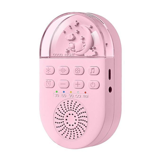 Travel Mini Nursery Baby White Noise Machine Sleep Machine Night Pink